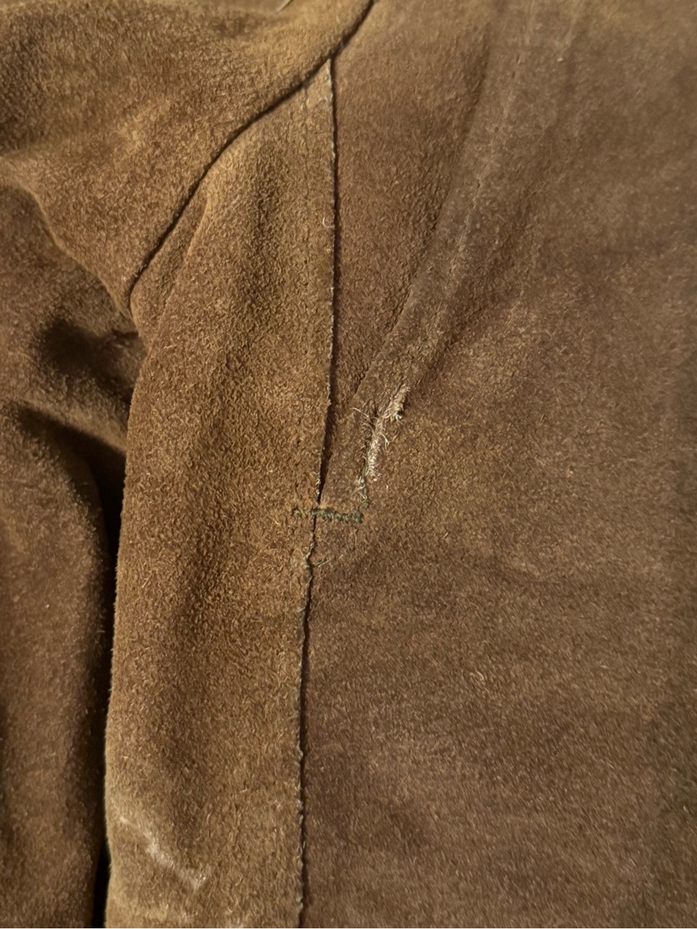 Vintage Pioneer Wear Genuine Leather Brown Men's Jacket with Fur Lining Size 40 - Picture 7 of 9